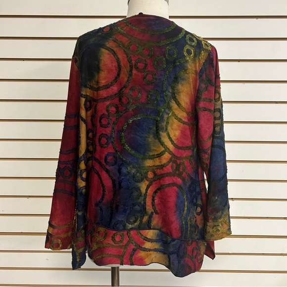 Ali Miles Multicolor Abstract Women's Top - Picture 3 of 8